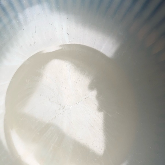 Vtg MacBeth Evans Iridescent Petalware Dinner Plate - Picture 7 of 10